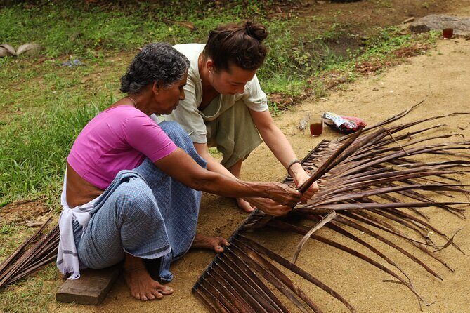 Full Day Backwater Village Punting Boat Cruise - Village craft and spice plants: coconut rope magic and daily work explained