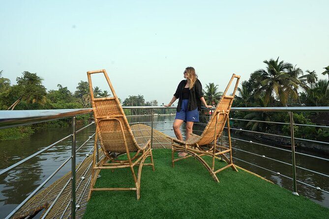 Kalappura Houseboats Combination Backwater Tour - Country boat ride in Kuttanad: narrow canals, village life, and low bridges